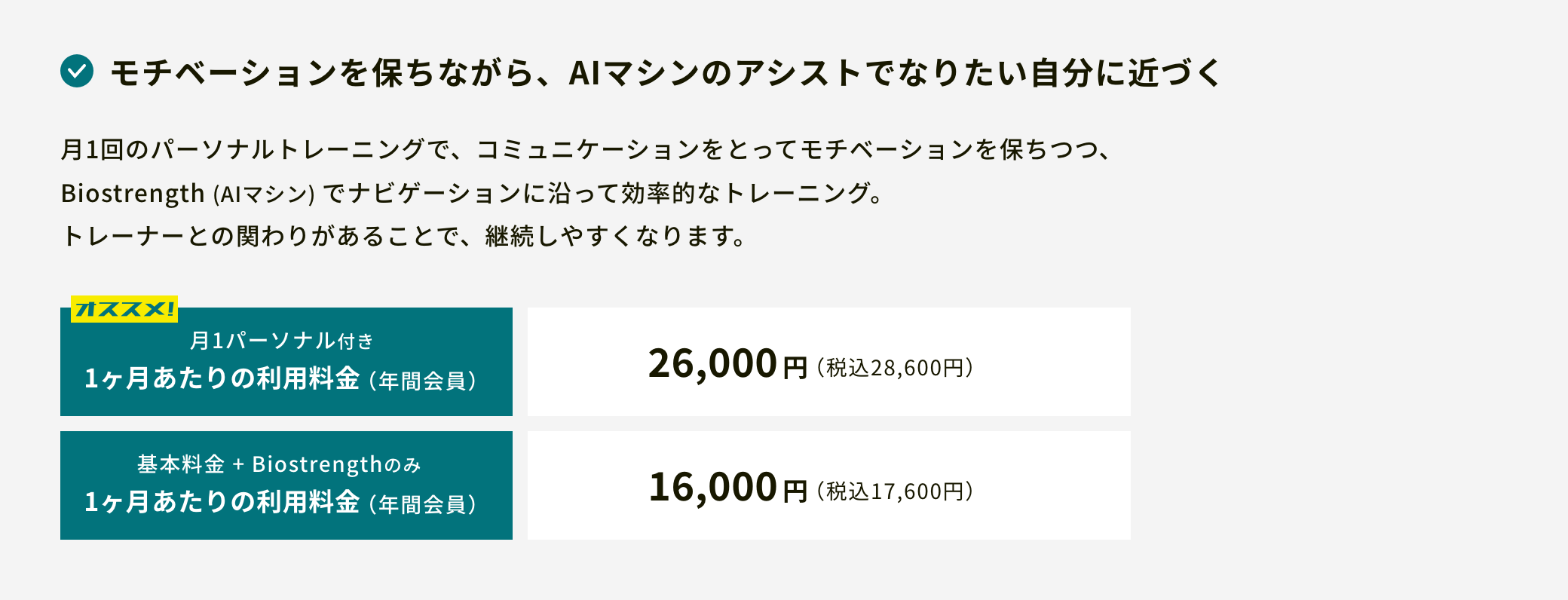 日々の健康維持やスタイルアップのために