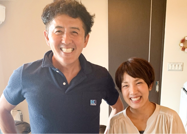 ㈱カンナ代表取締役鉄穴英明社長と㈱ELM主任 加藤真奈美